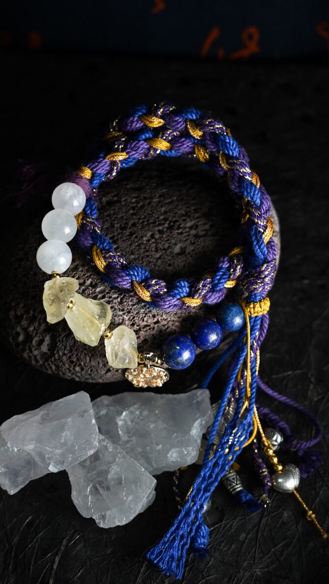 Gemini Guardian Bracelet - Citrine + Dual Tones | Stone of Fluid Intelligence