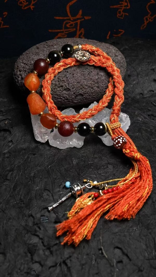 leo flame weaved emotion bracelet
