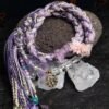 Virgo Earth-Weaved Grace Bracelet - Purple & Cream