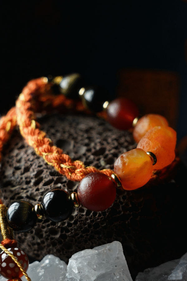 leo flame weaved emotion bracelet