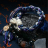 Scorpio Tide-Weaved Mystique Bracelet - Deep Purple & Indigo