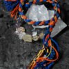 Sagittarius Flame-Weaved Adventure Bracelet - Deep Blue & Gold