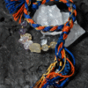 Sagittarius Flame-Weaved Adventure Bracelet - Deep Blue & Gold