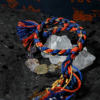 Sagittarius Flame-Weaved Adventure Bracelet - Deep Blue & Gold