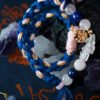 Libra Breeze-Weaved Balance Bracelet - Pink & Blue