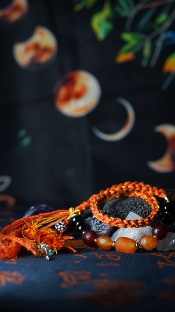leo flame weaved emotion bracelet