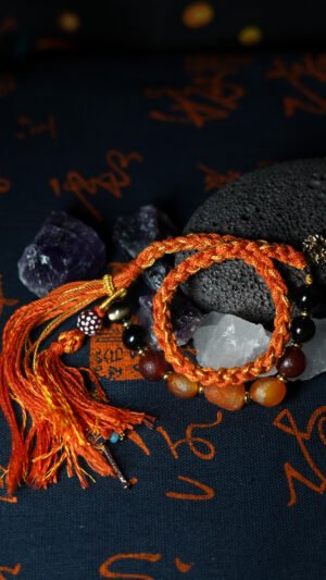 leo flame weaved emotion bracelet