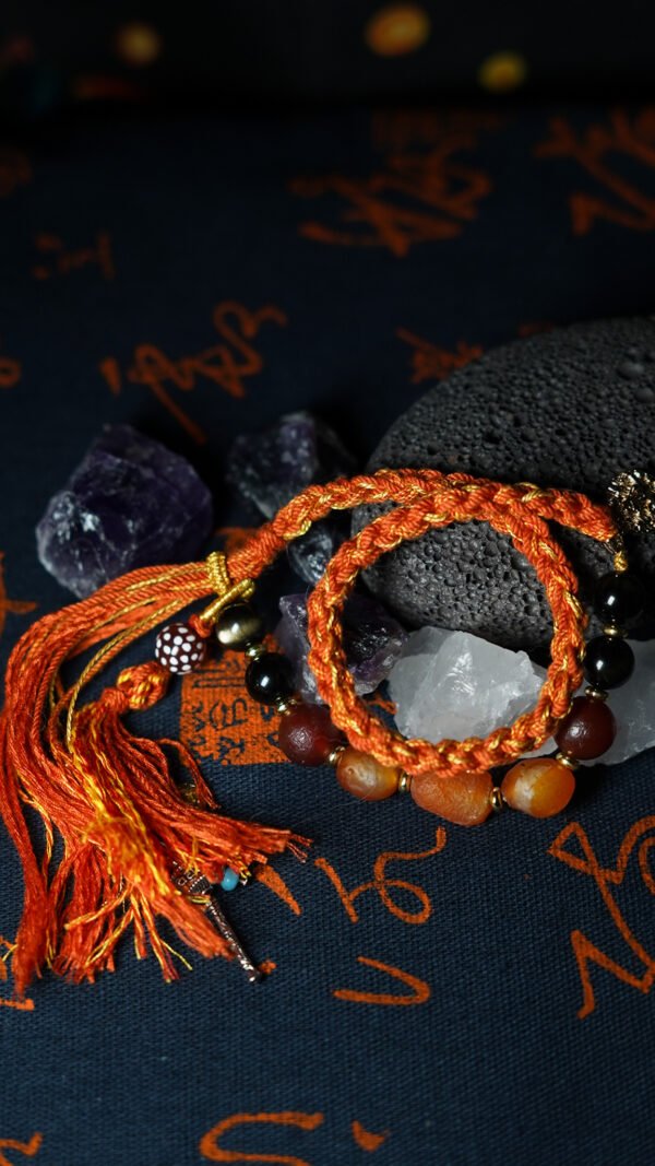 leo flame weaved emotion bracelet