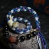 Scorpio Tide-Weaved Mystique Bracelet - Deep Purple & Indigo