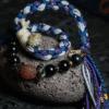 Scorpio Tide-Weaved Mystique Bracelet - Deep Purple & Indigo