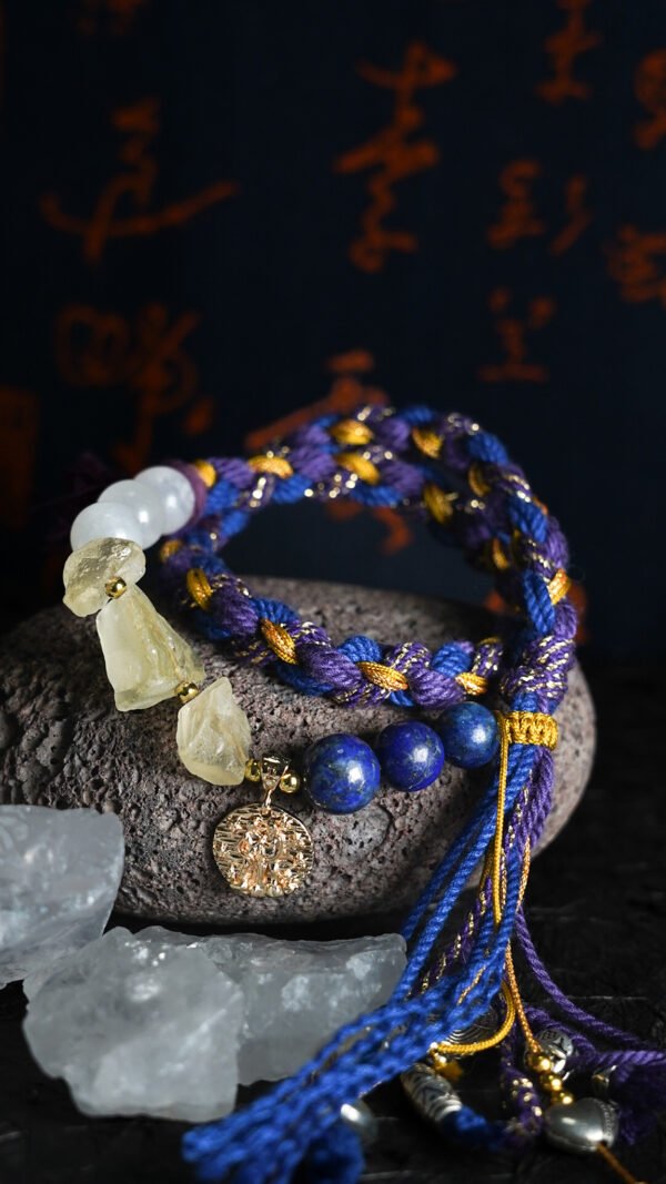 Gemini Breeze-Weaved Versatility Bracelet - Yellow & Blue