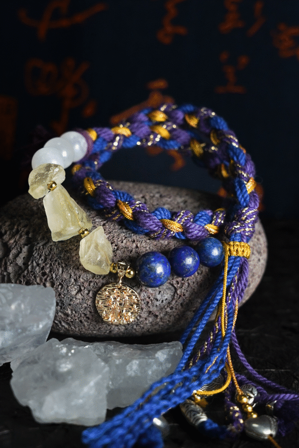 Gemini Breeze-Weaved Versatility Bracelet - Yellow & Blue