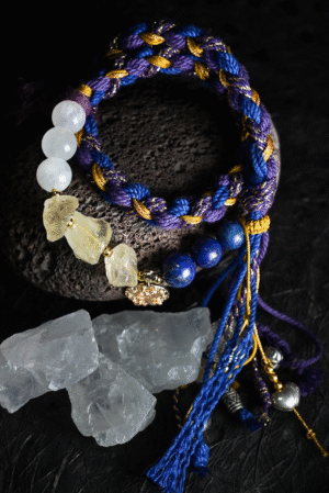 Gemini Breeze-Weaved Versatility Bracelet - Yellow & Blue