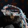 Pisces Tide-Weaved Dream Bracelet - Light Blue & Blush