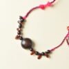 Pink & Black Sweet Edge Statement Necklace - Eye Agate & Tiger Eye