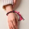 Pink & Black Sweet Edge Dynamic Guardian Bracelet - Obsidian Butterfly Pink & Black Sweet Edge Dynamic Guardian Bracelet - Obsidian Butterfly