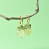 Embrace Fresh Vitality with the Handmade Afghan Grape Jade Earrings | Natural Moisture