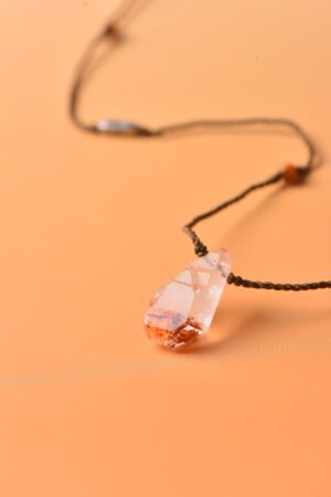 Spiritual Protection Convertible Cord Necklace - Crystal Skeleton & Tiger's Eye