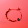 Embrace Passion with Aries Sparkle Cord Bracelet | Red Gold Shimmer & Red Agate Embrace Passion with Aries Sparkle Cord Bracelet | Red Gold Shimmer & Red Agate