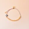 Gemini Sparkle Cord Bracelet - Citrine & Free-Form Citrine