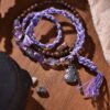 Serene Aura Convertible Crystal Bracelet-Necklace - Amethyst Serene Aura Convertible Crystal Bracelet-Necklace - Amethyst
