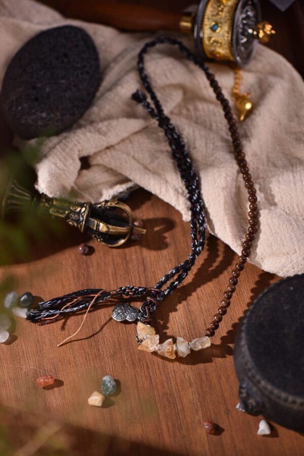 DSC_6428 Warm Fortune Convertible Crysta - Bracelet|Necklace - Citrine