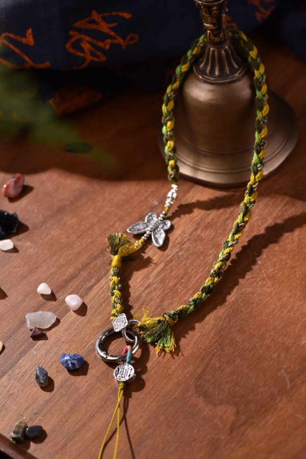 Embrace Prosperity & Versatility with the Convertible Multi-Use Crossbody Chain | TibetanTwist Embrace Prosperity & Versatility with the Convertible Multi-Use Crossbody Chain | TibetanTwist