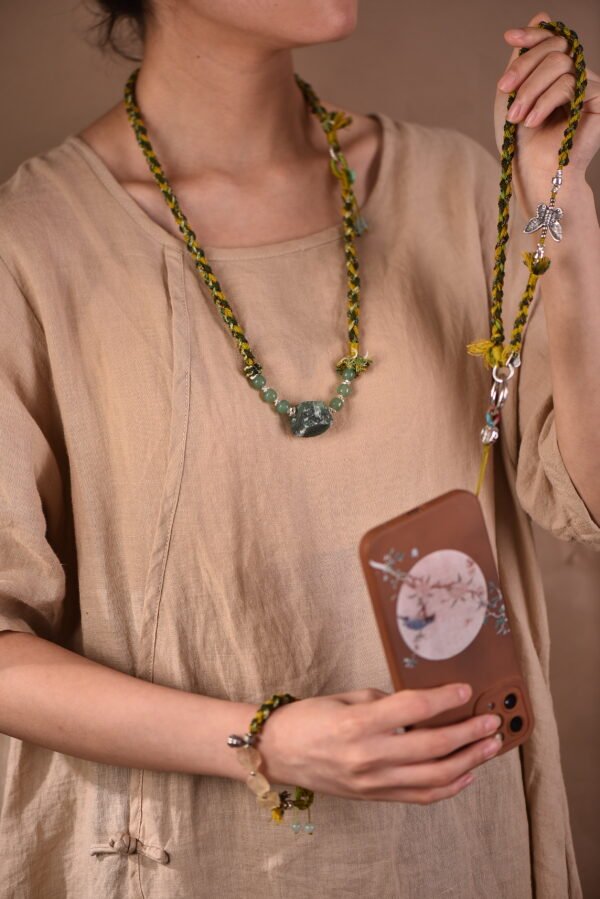 Embrace Prosperity & Versatility with the Convertible Multi-Use Crossbody Chain | TibetanTwist Embrace Prosperity & Versatility with the Convertible Multi-Use Crossbody Chain | TibetanTwist