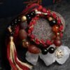 Aries Ignition Bracelet — Red & Gold Energy Knot