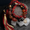 Aries Ignition Bracelet — Red & Gold Energy Knot