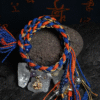 Sagittarius Flame-Weaved Adventure Bracelet - Deep Blue & Gold