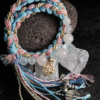 Pisces Tide-Weaved Dream Bracelet - Light Blue & Blush
