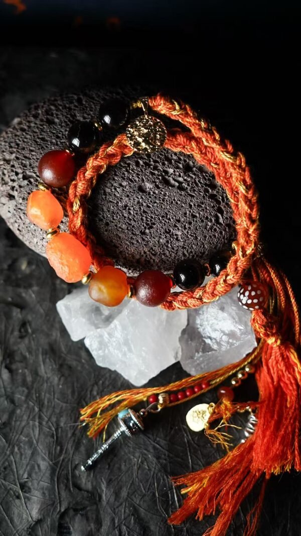 leo flame weaved emotion bracelet