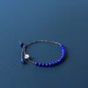 Scorpio Sparkle Cord Bracelet - Lapis Lazuli