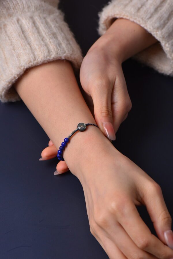 Scorpio Sparkle Cord Bracelet - Lapis Lazuli